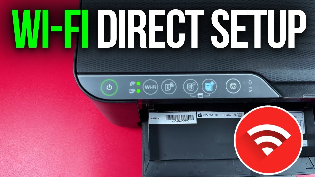 How to Set Up Wi-Fi Direct on the Epson EcoTank L3270 Printer - Easy Wireless Printing Tutorial