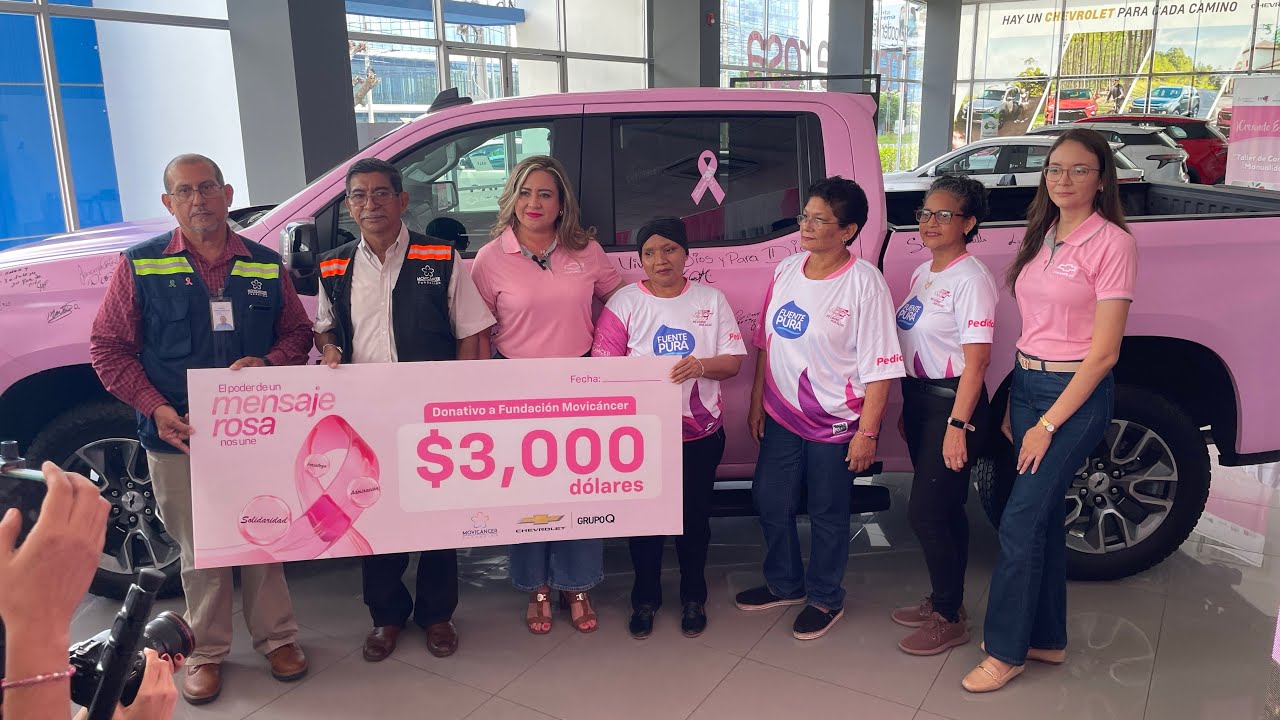 Chevrolet y Movicáncer en Nicaragua renuevan su compromiso en la lucha contra el cancer de mama 