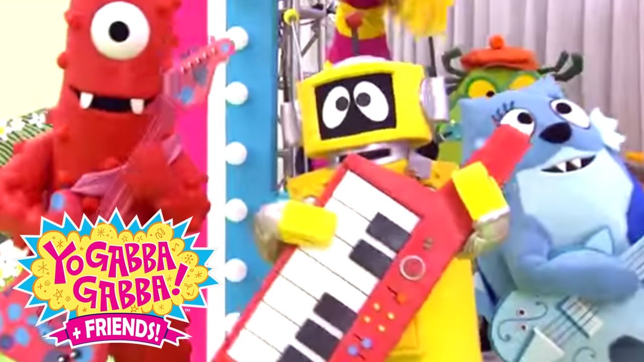 Yo Gabba Gabba! Full Episodes HD - We Love To Rock | Instruments Name Game | Practice | kids songs