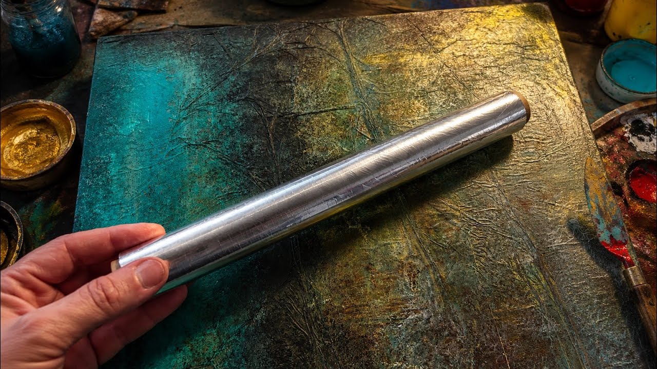 Creating a Magical Abstract Forest with Foil