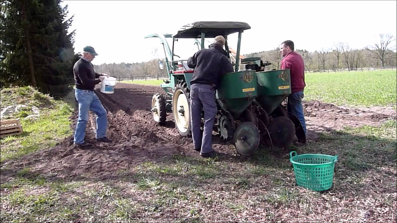 Kartoffeln pflanzen mit MAN Ackerdiesel und Cramer