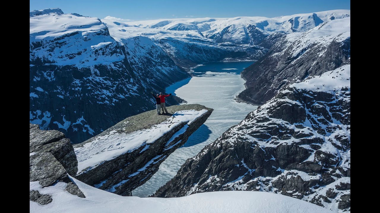 Visit to Trolltunga from Japan, april 2016