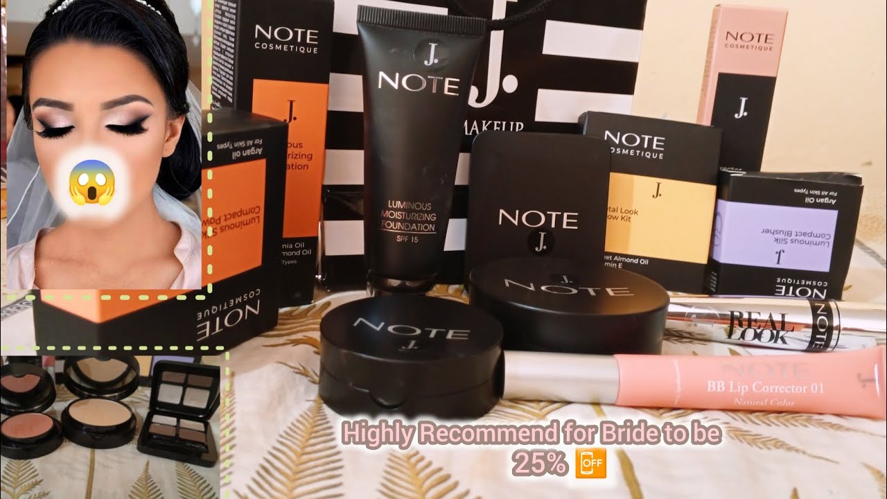 J. NOTE cosmetics Reviews || OBSESSED 😱|| Best for Bride to be