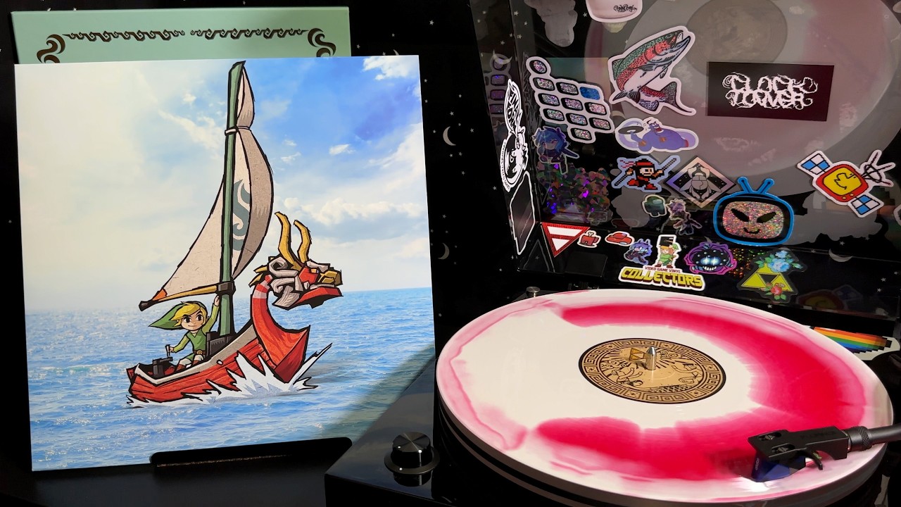 The Legend of Zelda: The Wind Waker Vinyl Record Soundtrack OST Digitized Turntable Audio Extraction