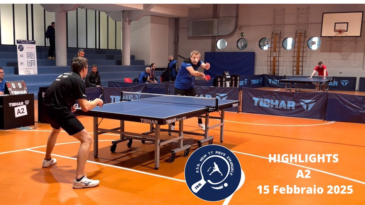 A2 Highlights 24/25 ASD New TT Pieve Emanuele vs TT Sudtirol - 15/02/25