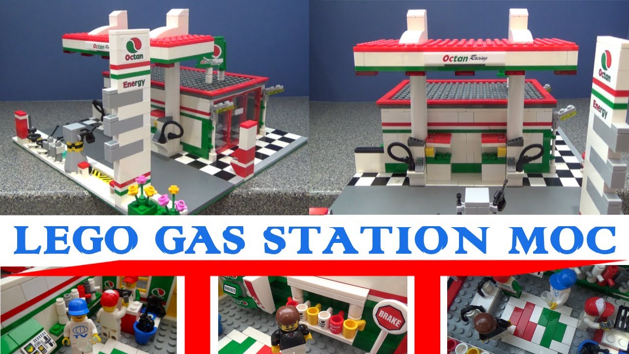 LEGO gas station / Лего город - заправка / MOC