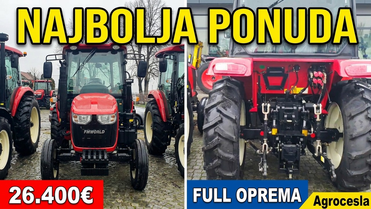 NaJJeftiniji  Traktori - NAJBOLJA ponuda  AGROCESLA - Changfa CENA traktora na sajmu poljoprivrede