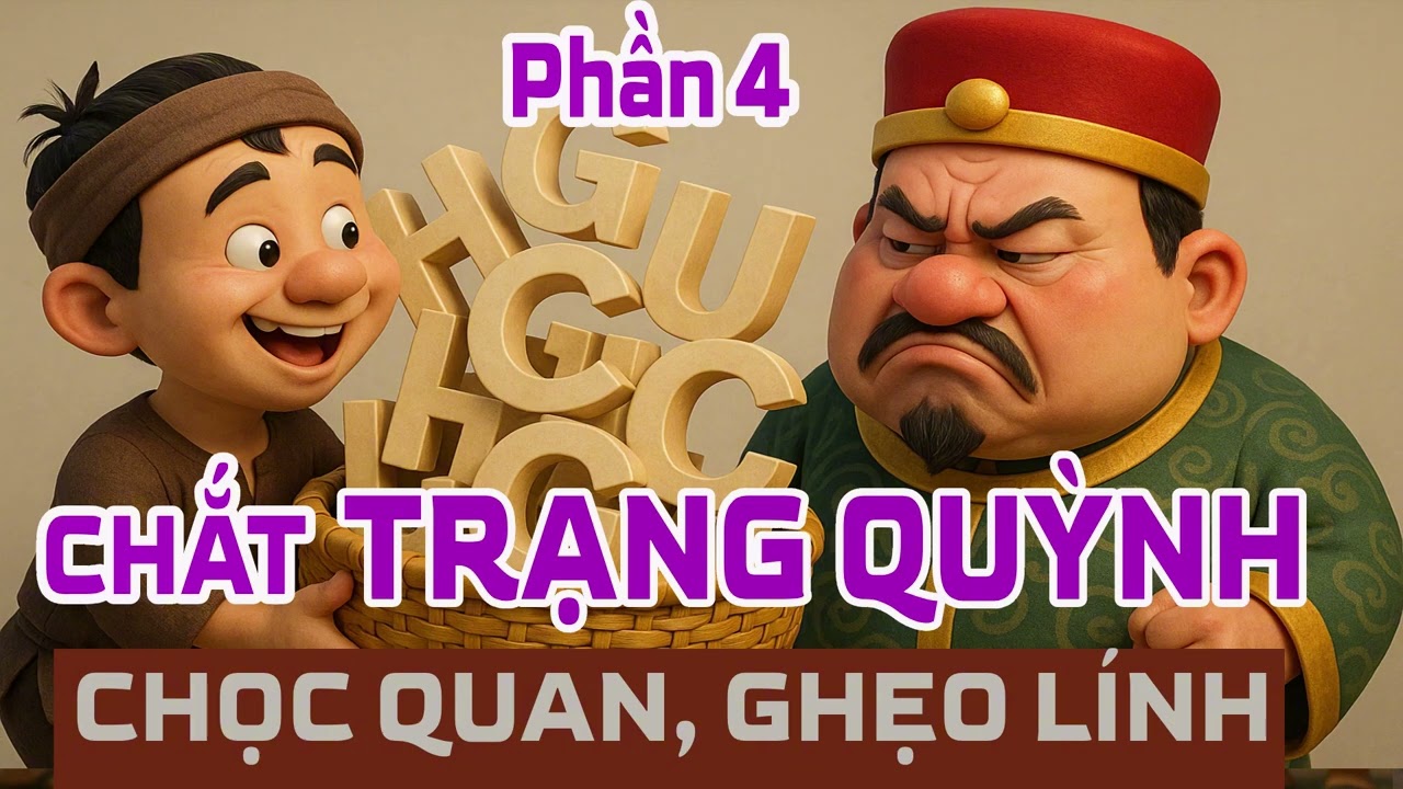 Chắt Trạng Quỳnh Chọc Quan Ba Phen: Bán Chữ – Đổi Vai – Trời Mưa Trút Giận! - Phần 4