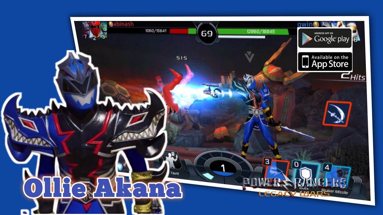 ollie Akana Blue Rangers Cosmic Fury | Ultimate Deadly Skill🔥 | Power Rangers Legacy Wars