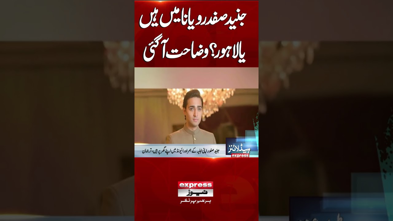 Junaid Safdar in Vienna or Lahore? Official Clarification #junaidsafdar #vienna #breakingnews