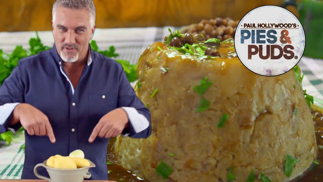 Пудинг из баранины с ланкаширским чёрным горошком | Пироги и пудинги Пола Голливуда
