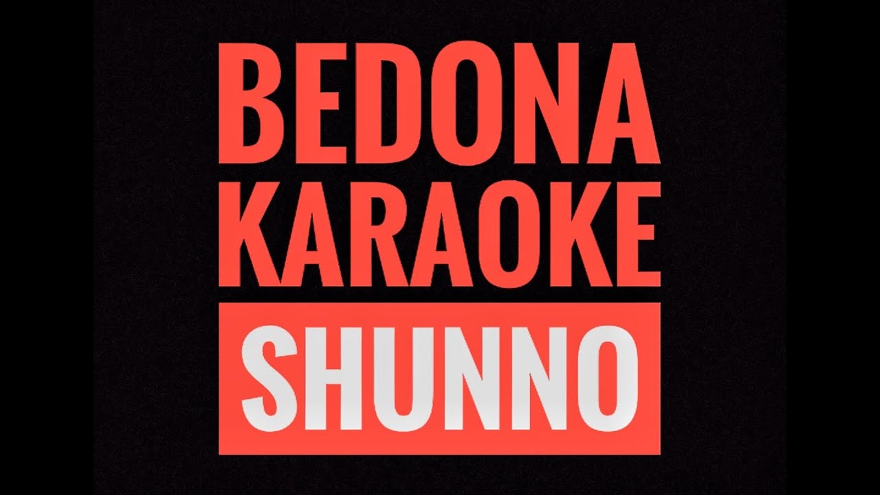 SHUNNO - BEDONA _ karaoke [original instrumental]