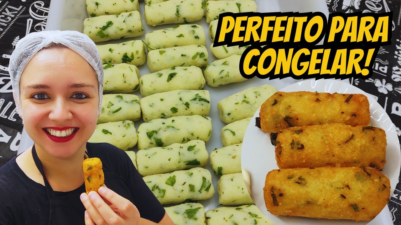 O QUE FAZER COM AS SOBRAS DE ARROZ COZIDO - DELICIOSO CROQUETE COM BATATA