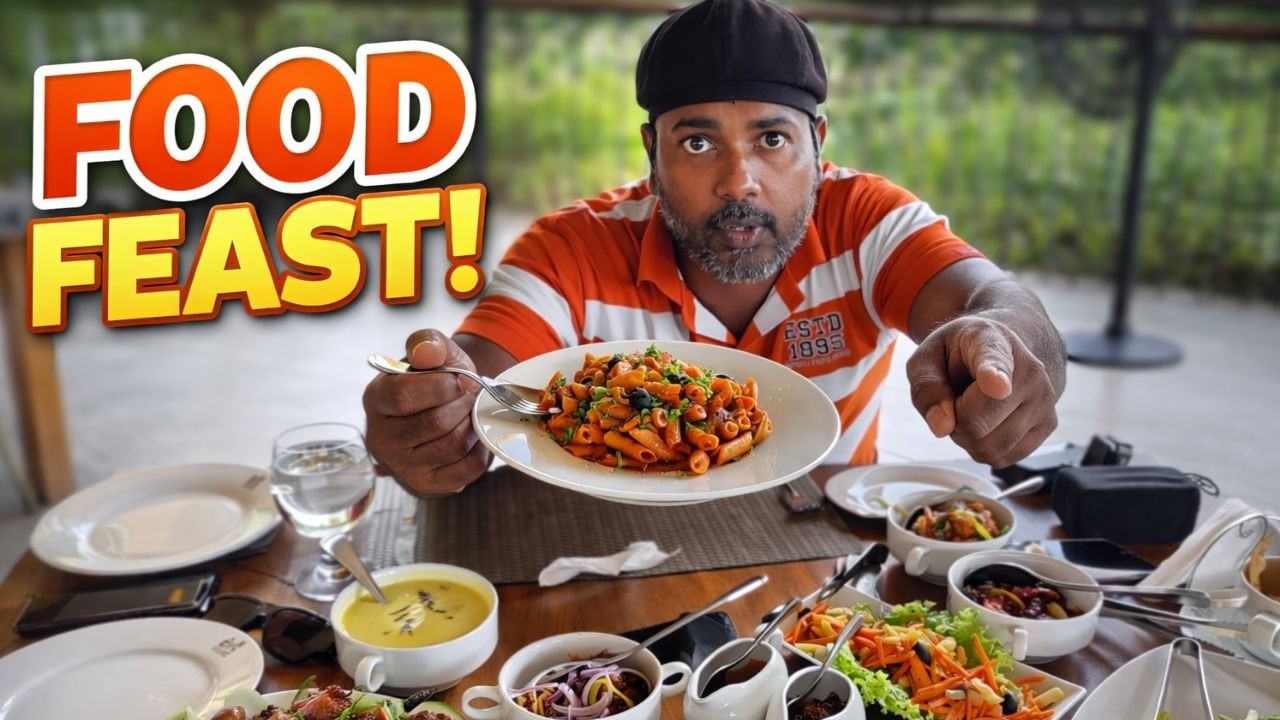 කැලයක් මැද කන්දක් උඩ හොටෙල් එකේ ගත්ත කෑම ටික | Kithul Kanda | delicious food | Lunch Time 4K