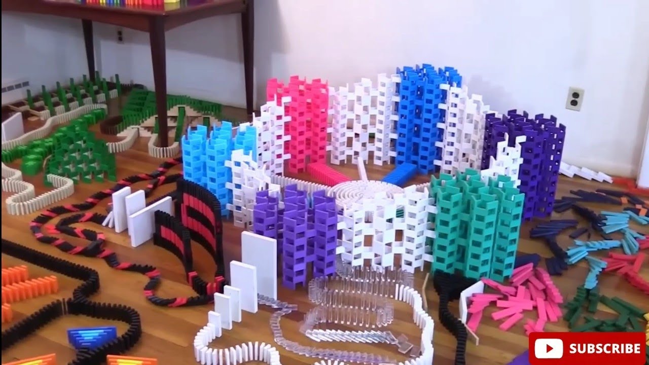 Reverse Video-33 || Dominoes Falling || Reverse Dominoes Falling || Most Amazing Satisfying Video