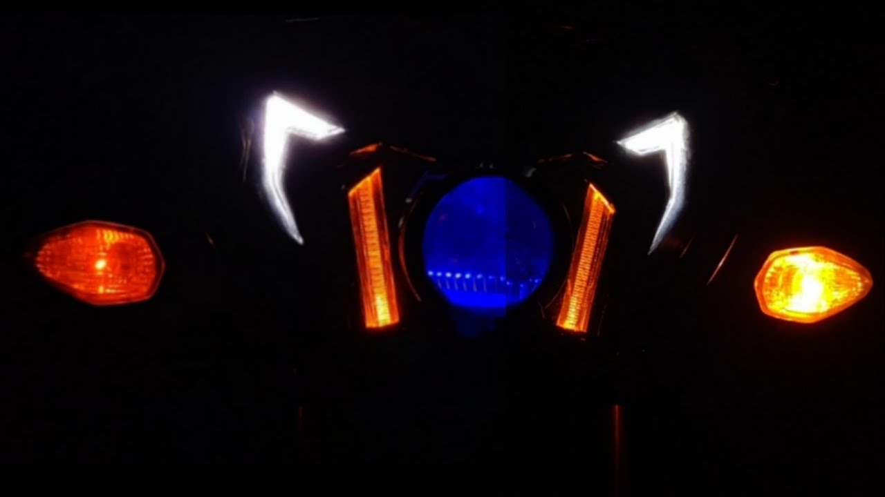 TVS APACHE RTR 160FI Halogen to LED projector Headlamp modification. Bike Headlamp remove and refix