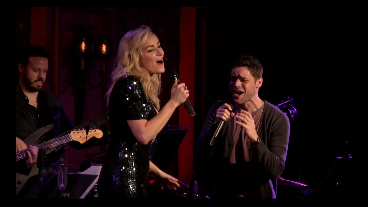 Betsy Wolfe and Jeremy Jordan sing 