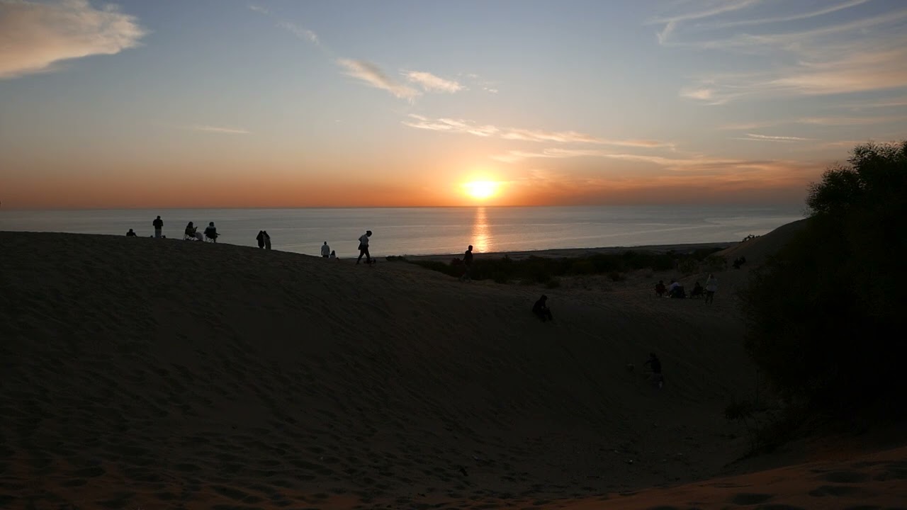 Sunset over  Patara Hill