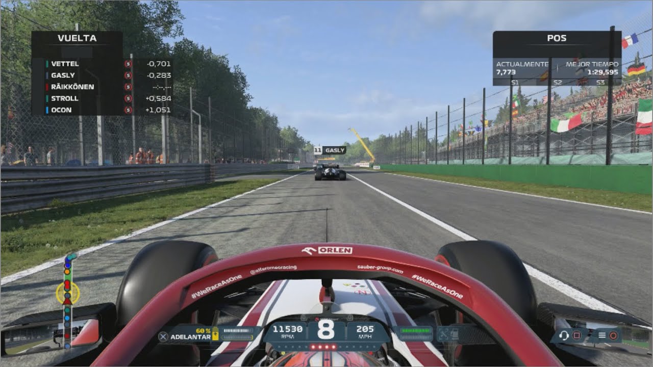 F1 GP ITALIA Monza (clasificación a una vuelta y carrera) || F1 2021 PS5 GAMEPLAY Español
