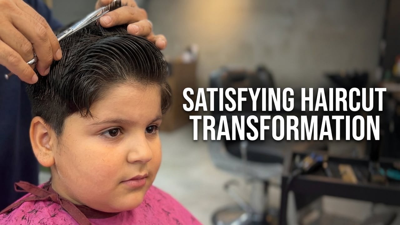 This Kids Haircut Will Melt Your Heart | Satisfying Before & After Transformation