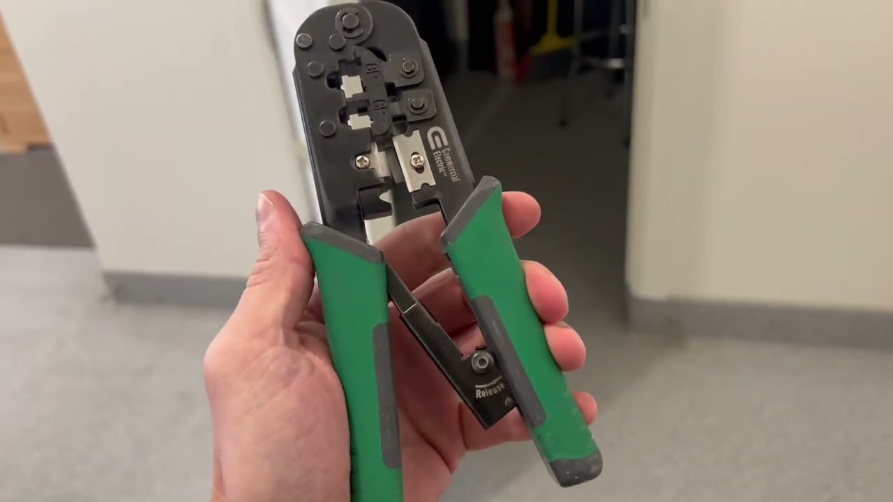 Commercial Electric Ratchet Modular Plug Crimper Review, Great Crimper!