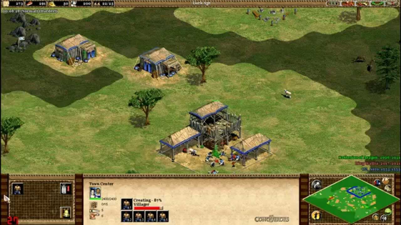 Age of Empires 2: The Conquerors | CZ singleplayer 1v2 Hardest