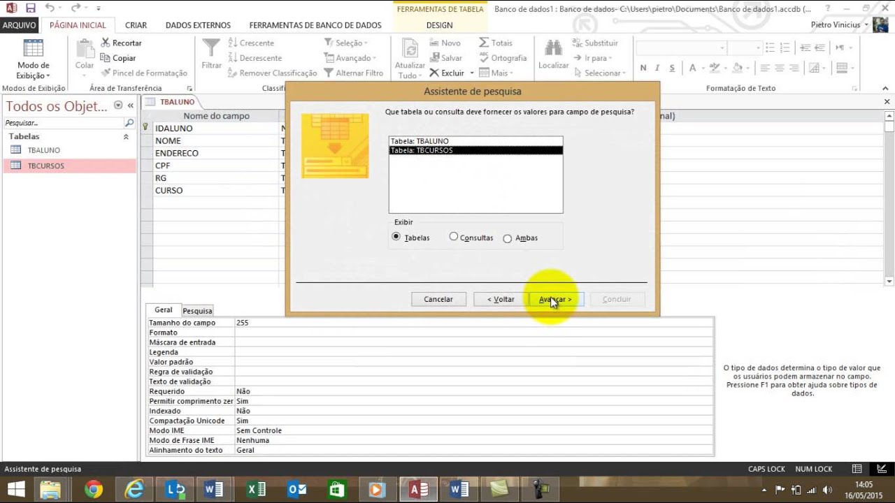 Como criar um subformulário no Access