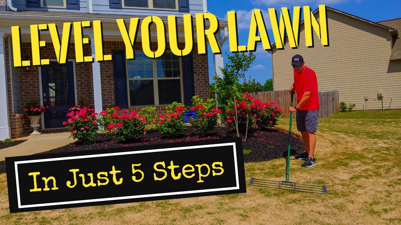 How to LEVEL your Bermuda LAWN with Sand (Step-by-Step)