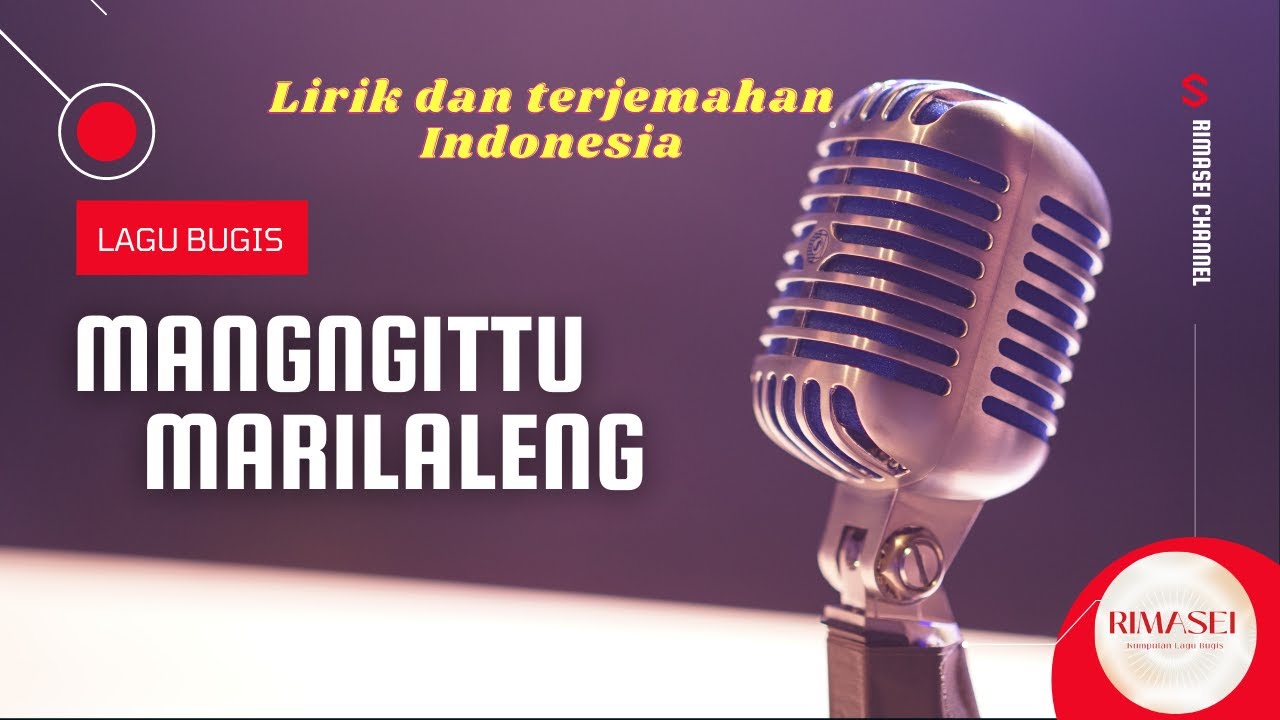 MANGNGITTU MARILALENG - LIRIK DAN TERJEMAHAN - LAGU BUGIS COVER