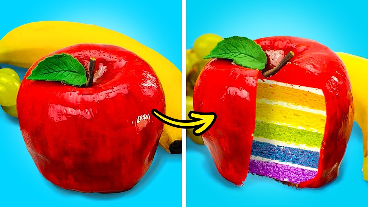 Pasta mı Sahte mi 🎂🍎 Harika Pasta Süsleme Fikirleri & Tarifleri