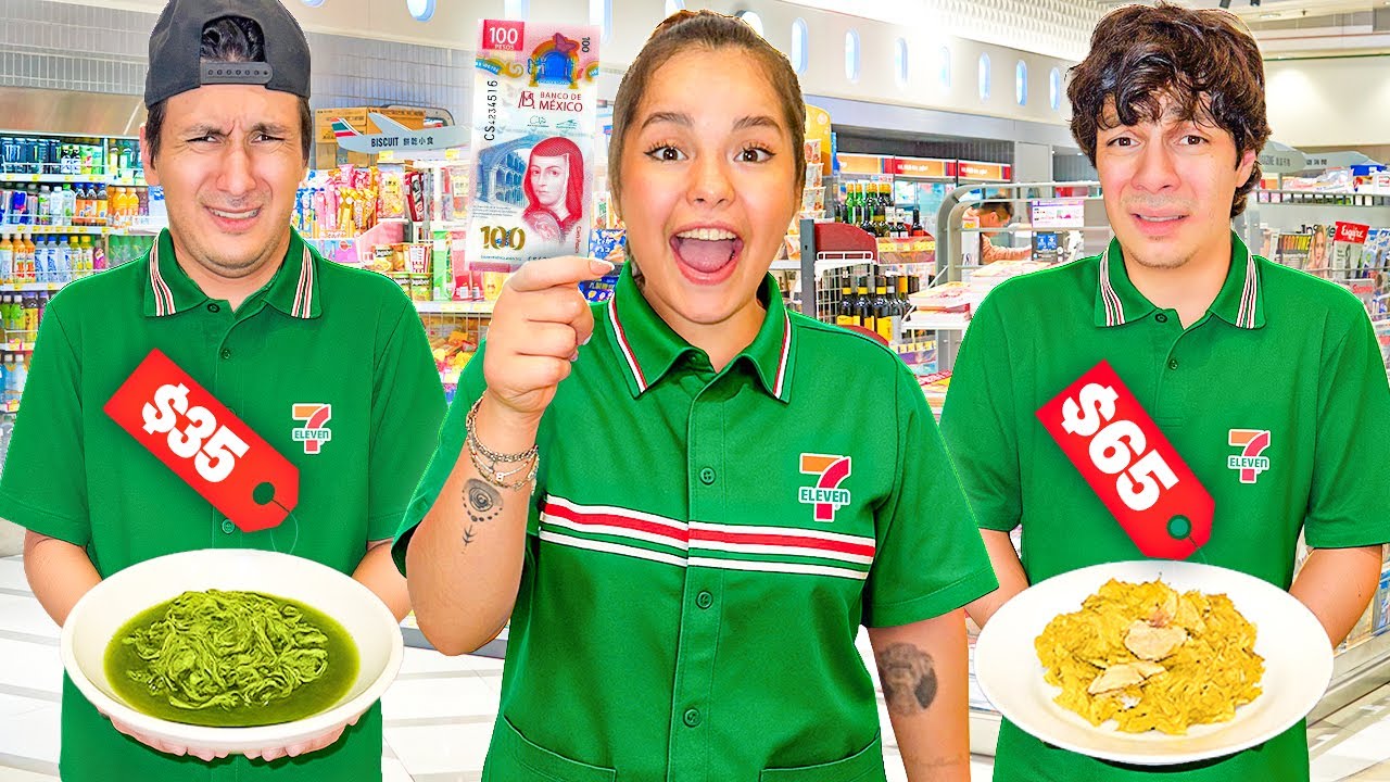 24 HORAS SOBREVIVIENDO SOLO CON $100 PESOS EN EL 7 ELEVEN - Barbie Pvm