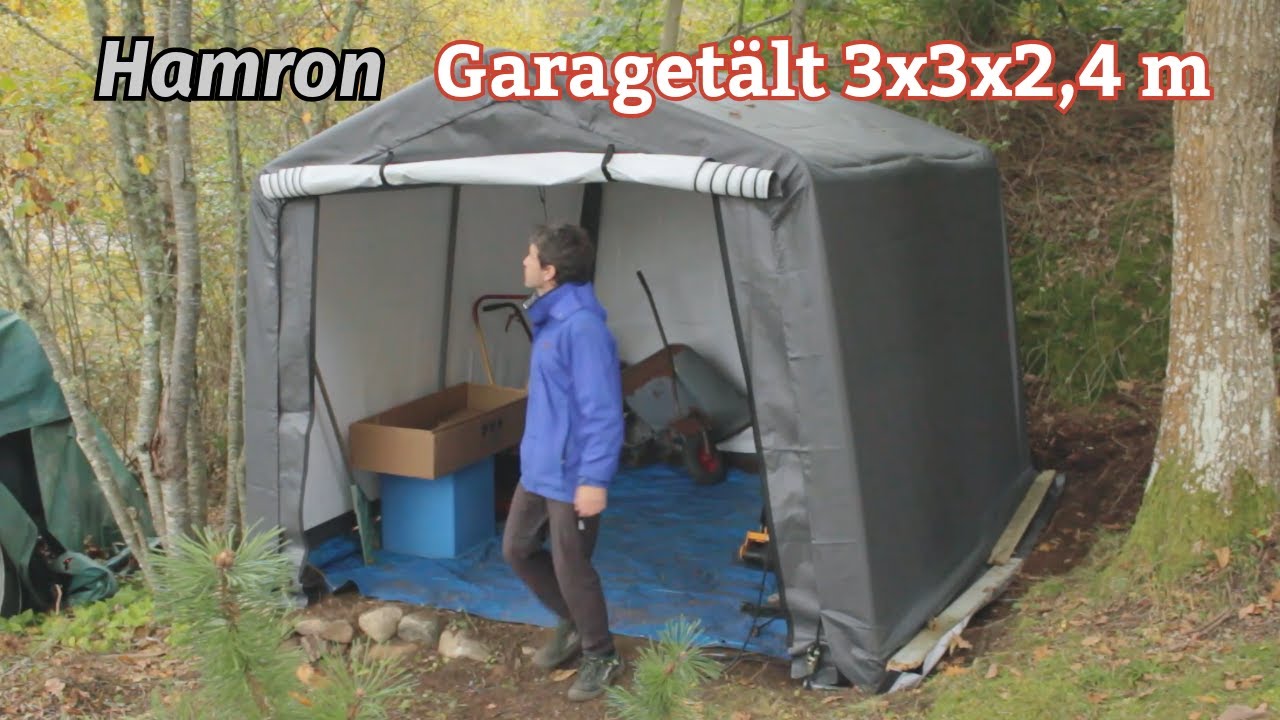 Garagetält 3x3x2,4 m - Hamron - Jula