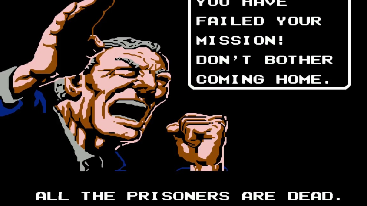 Operation Wolf (NES) Endings
