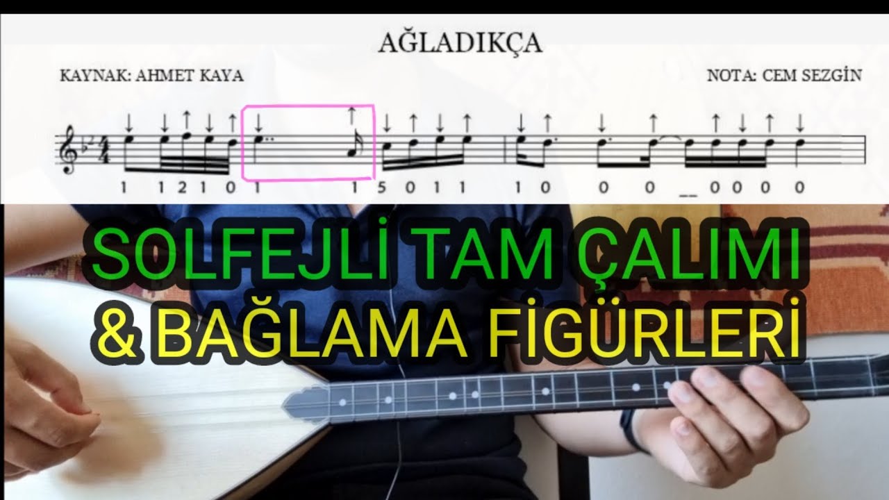 AĞLADIKÇA #solfej süslemeli