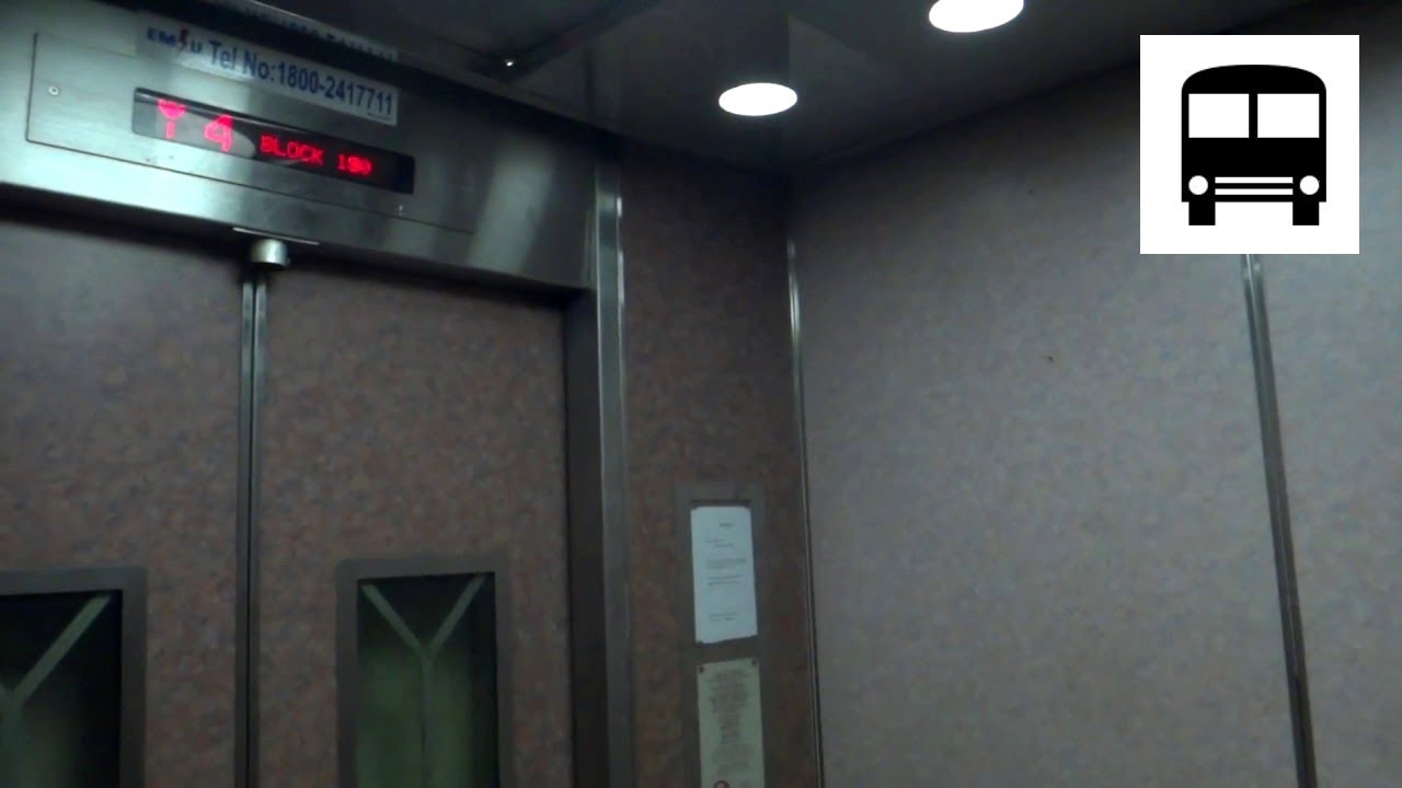 Blk 190 Toa Payoh Commercial HDB, Singapore - EM Services/KM KTM-45 Traction Elevator