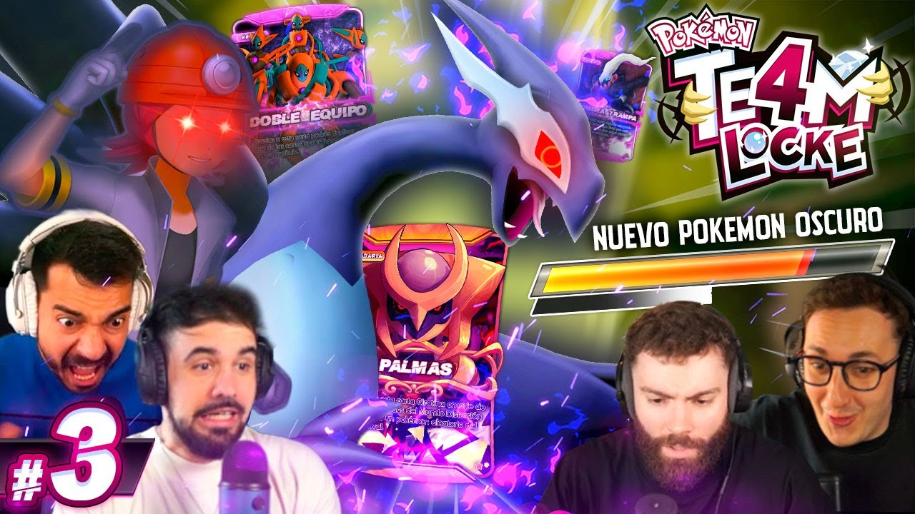 LIDER con **NUEVOS POKEMON OSCUROS** 😱 Pokemon TEAMLOCKE 4 Ep3