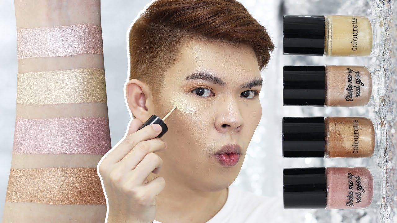 NAKAKALOKA... COLOURETTE SHIMMERTINT LIQUID HIGHLIGHTER REVIEW | Kenny Manalad