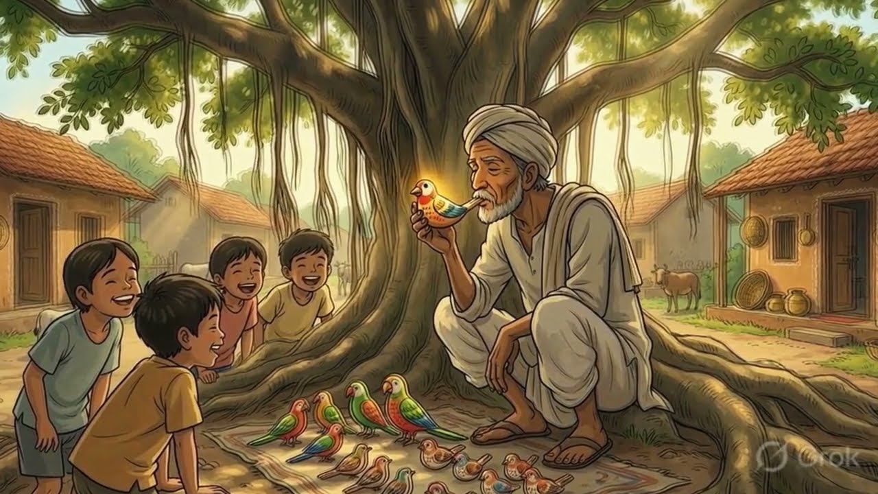 The Day a Traveling Toy Seller Came to the Village | Peaceful Childhood Nostalgia