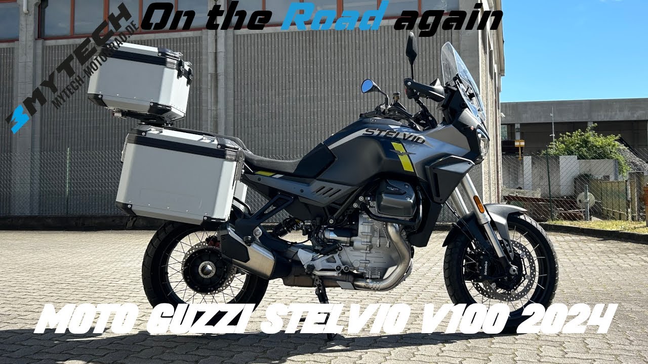 Moto Guzzi Stelvio V100 2024 - MyTech Koffersystem & TopCase, Reisekoffer, Alu Koffer