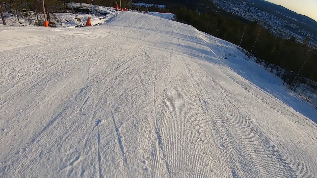 Kongsberg Ski Center. Ormen Lange (Blue trail)