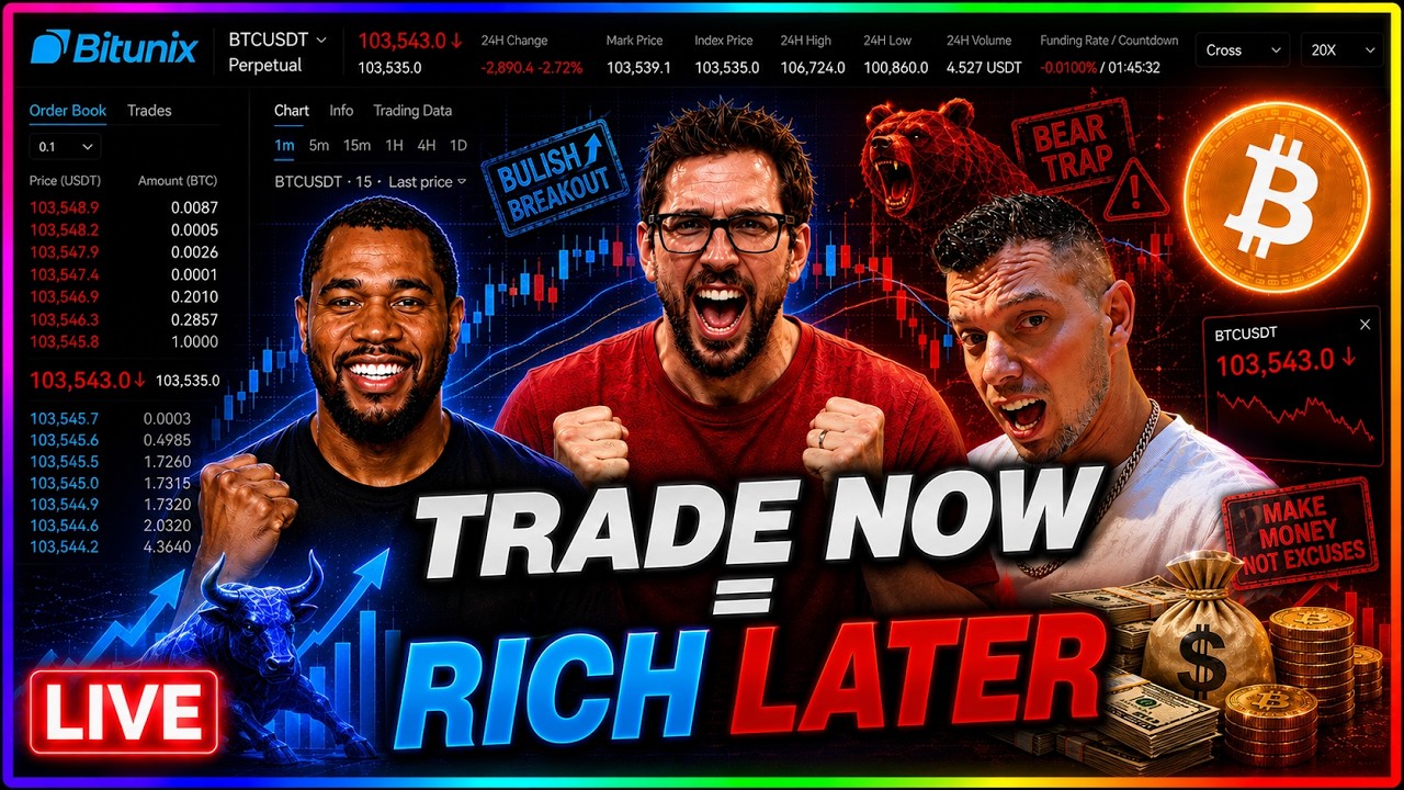 BTC Live Trading & Analysis. More Upside?