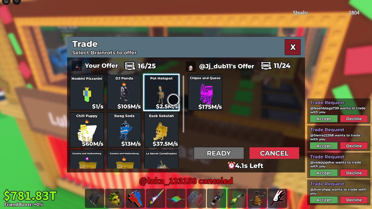 TRADING AND PVP