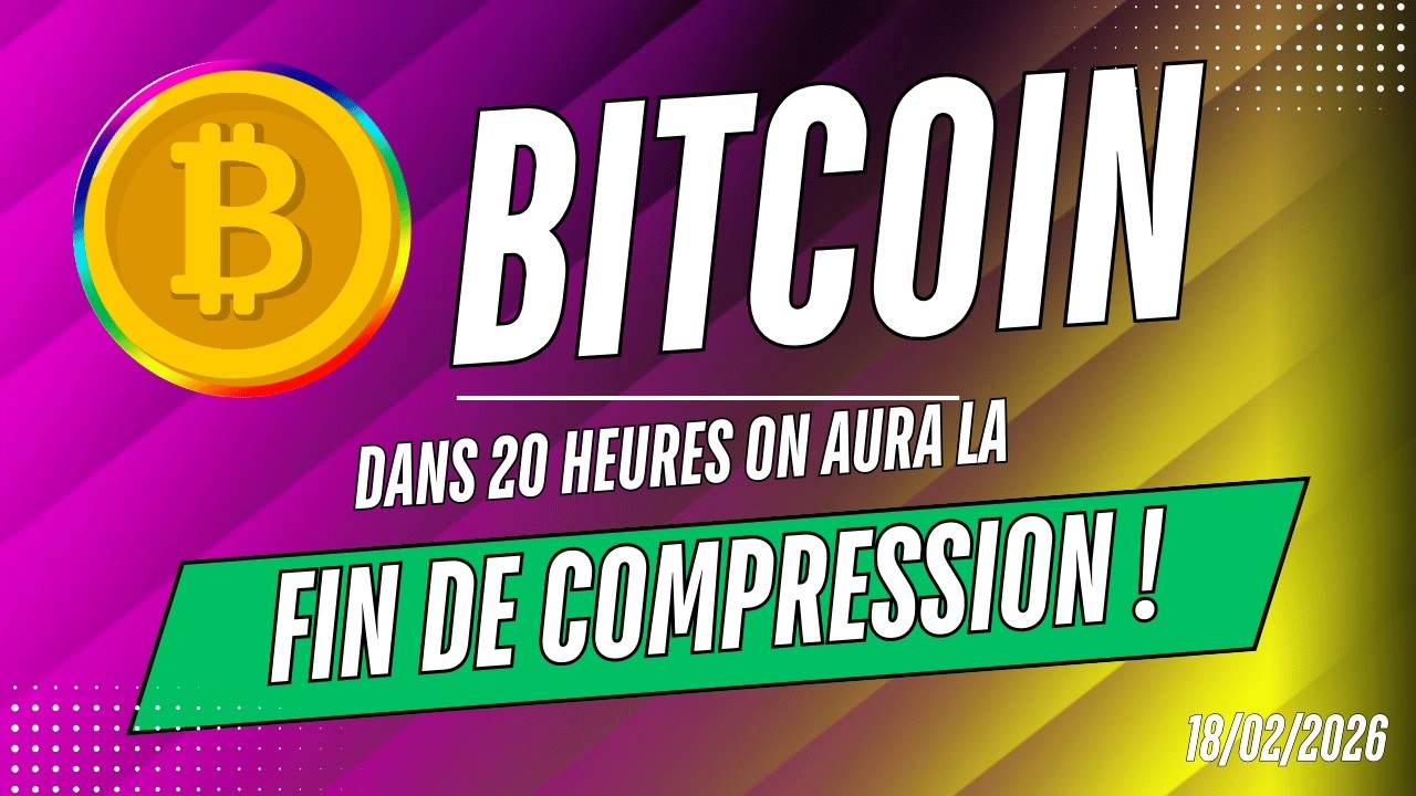 BITCOIN FIN DE COMPRESSION dans 20heures 🔥! Analyse CRYPTO & news ✅