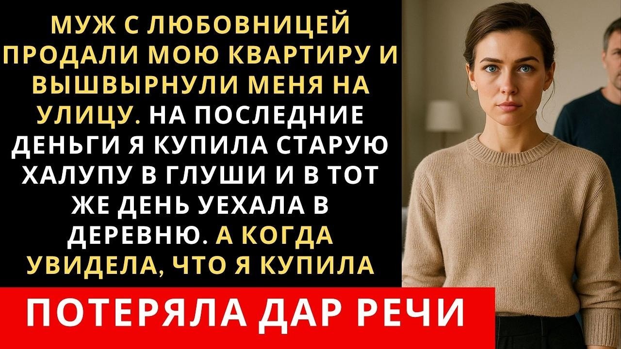 Муж с любовницей продали мою квартиру и вышвырнули меня на улицу  В отчаянии я
