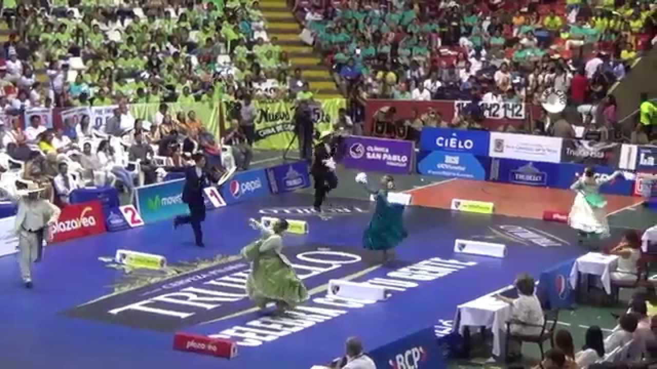 55 Concurso Nacional de Marinera 2015. Final Final Junior. Ana Paula Chavez y Piero Gongora