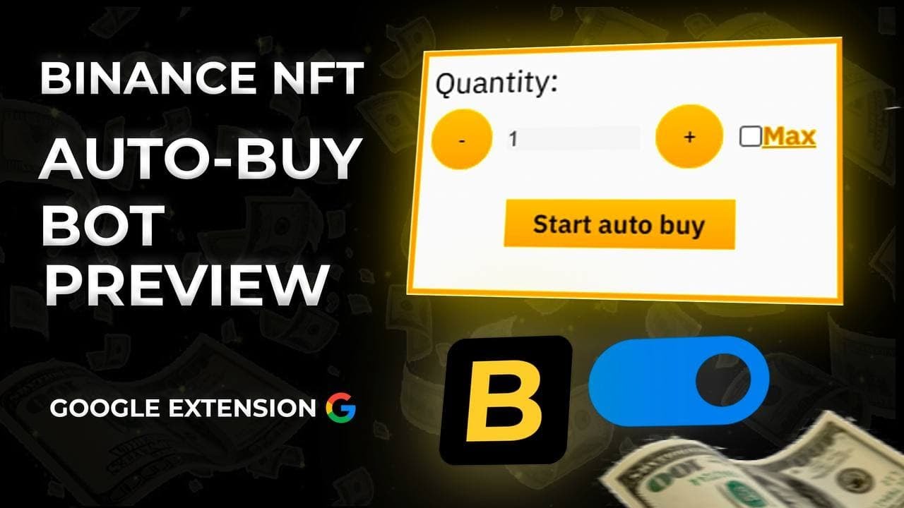 Бот автопокупки NFT на Binance Marketplace демонстрация #2