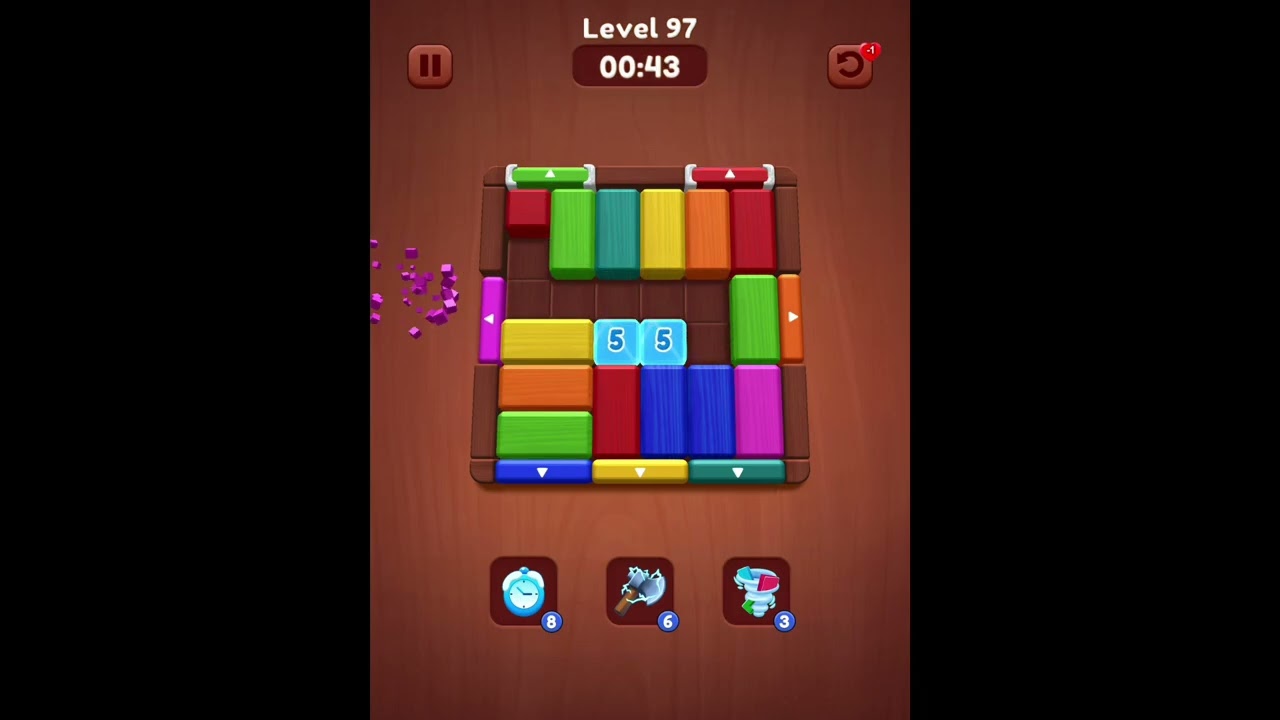 Woody Puzzle: Slide Out Levels 91-92-93-94-95-96-97-98-99-100