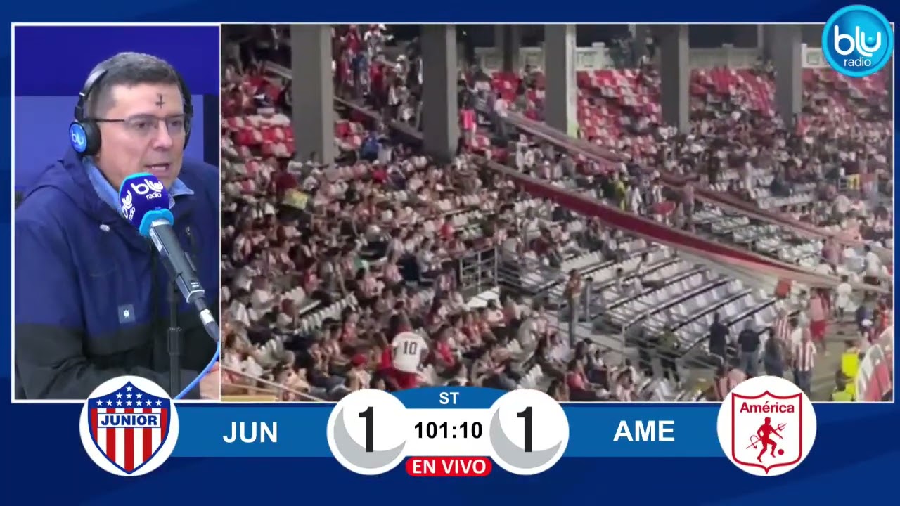 ¡JUNIOR GANA LE GANA AL AMÉRICA AL ÚLTIMO MINUTO! Teófilo Gutiérrez anotó el 2-1 en la última jugada