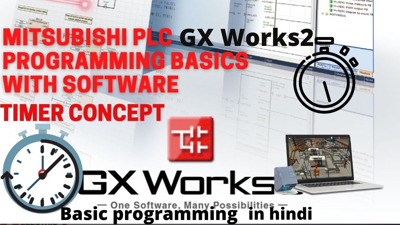 mitsubishi plc timer concept| mitsubishi plc timer programming |mitsubishi plc programming gxworks2|