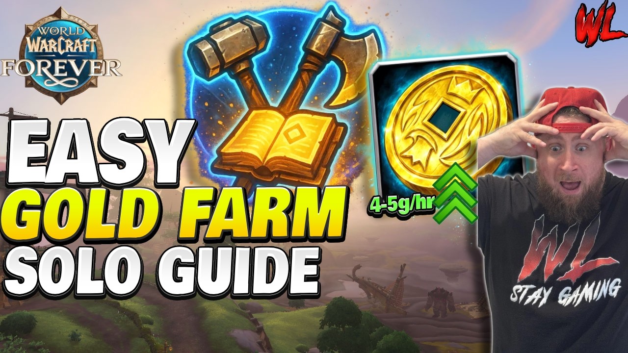 EASY SOLO GOLD FARM in World of Warcraft Forever!